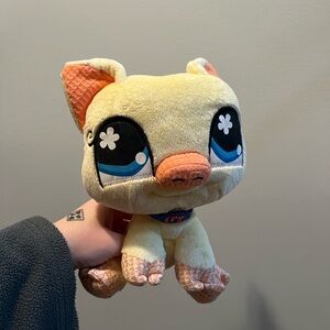 Littlest Pet Shop Yellow Plush Pig
